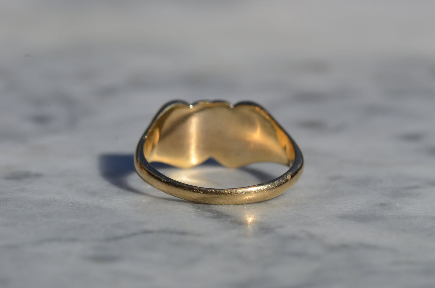 Tender Double Heart Signet