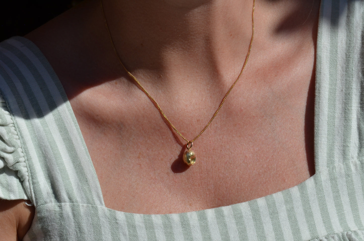 Vintage Conch Shell Charm