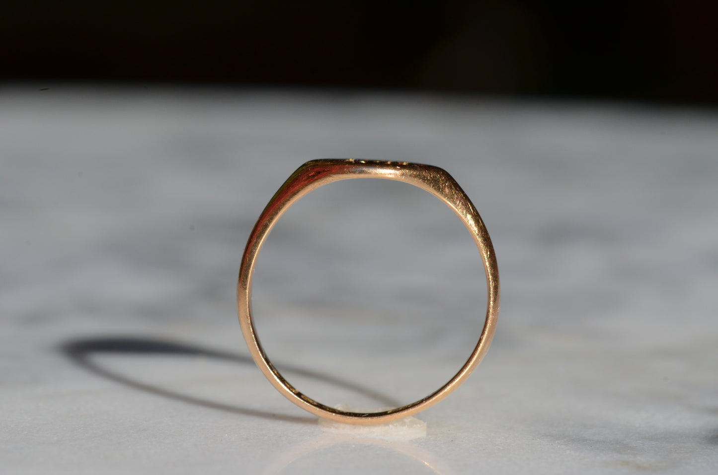 Fancy Antique Monogram Signet MRH