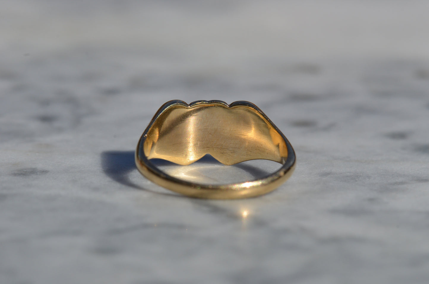 Tender Double Heart Signet