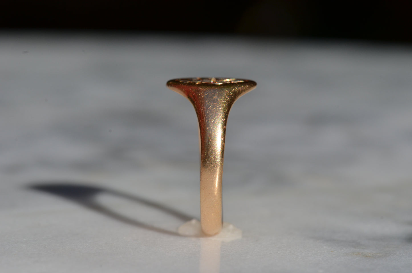 Fancy Antique Monogram Signet MRH