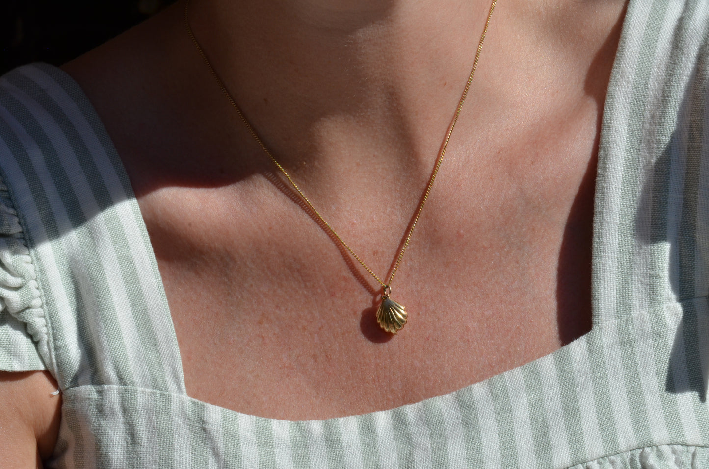 Locket Pearl Shell Charm