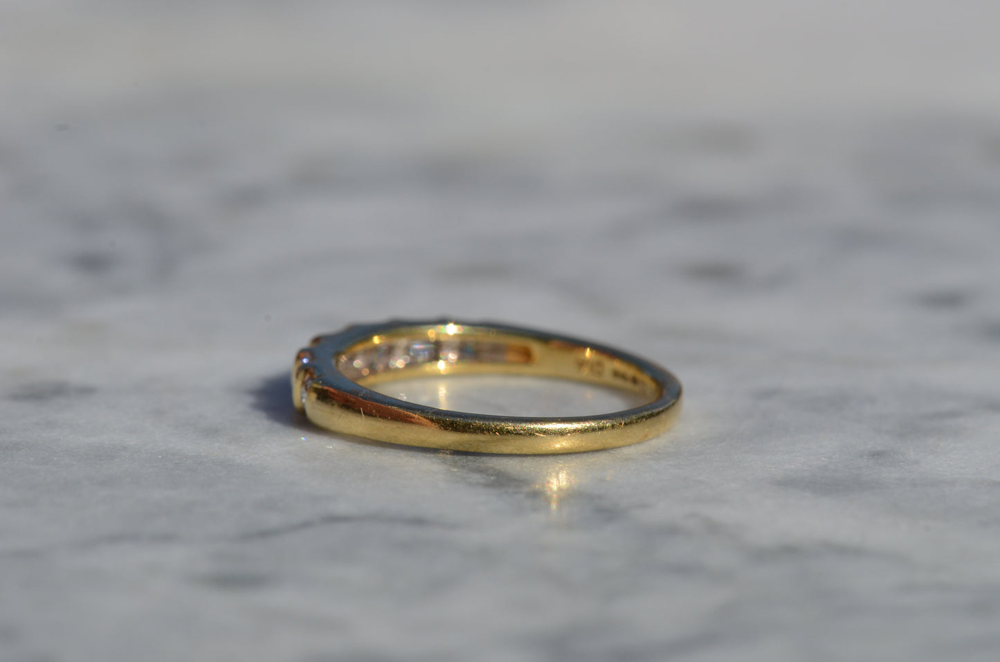 Scintillating Mixed Cut Diamond Band