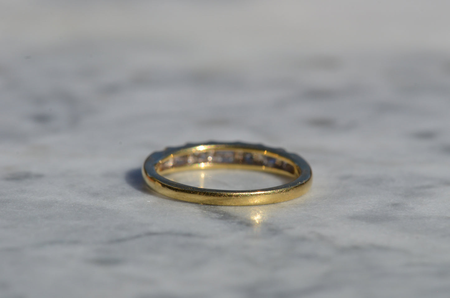 Scintillating Mixed Cut Diamond Band