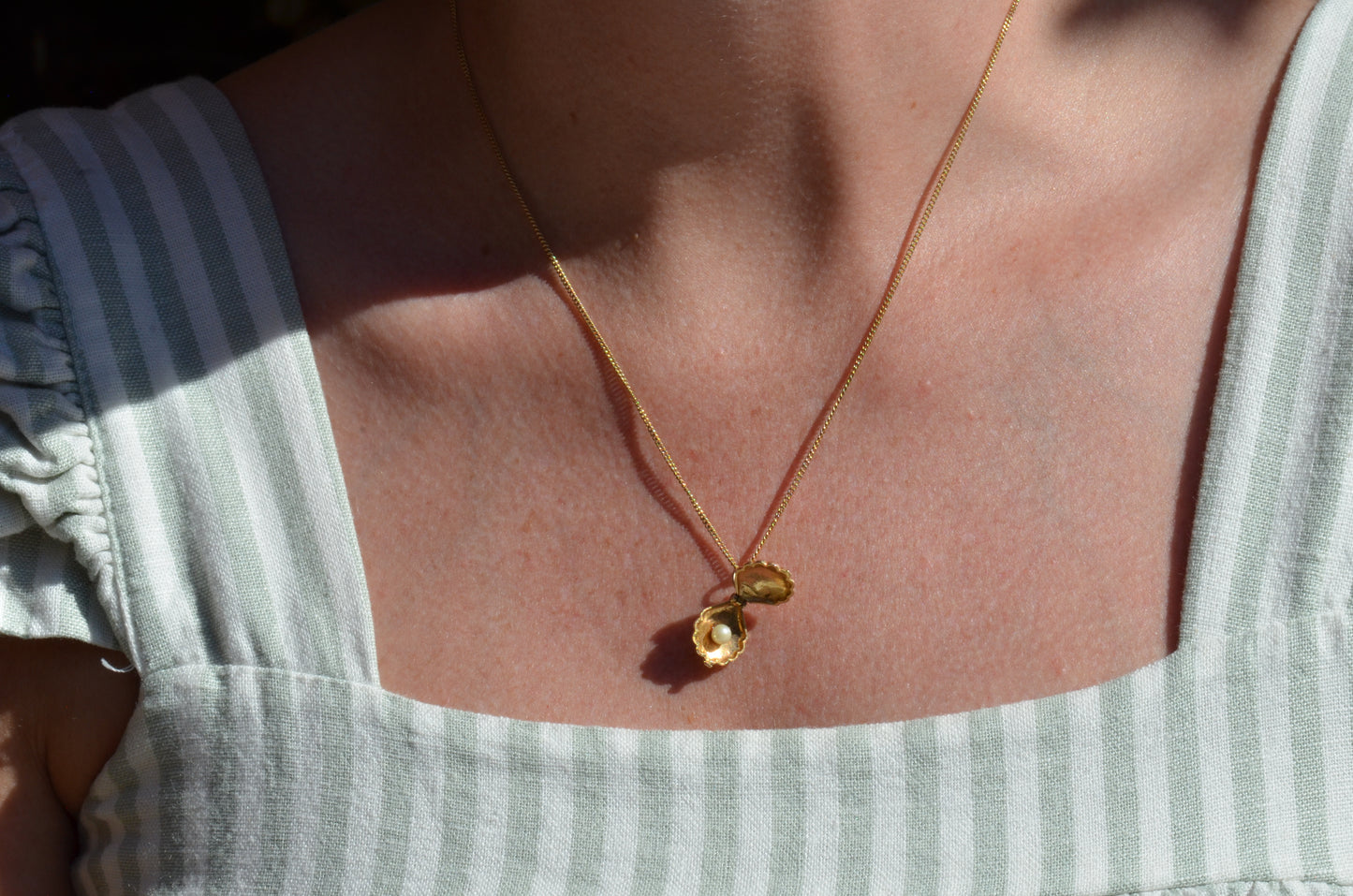 Locket Pearl Shell Charm