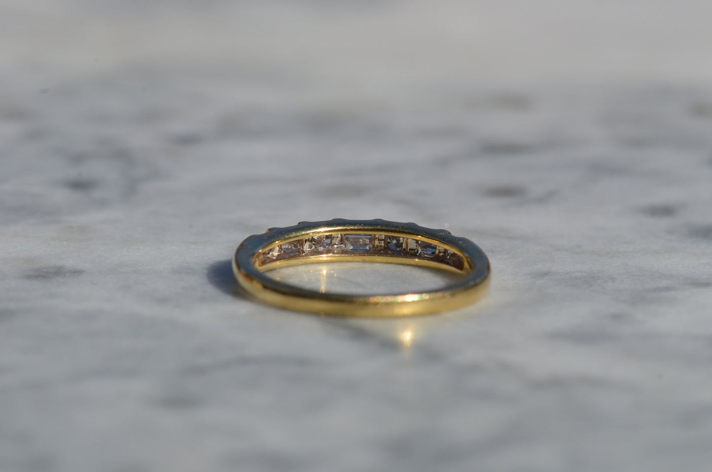 Scintillating Mixed Cut Diamond Band