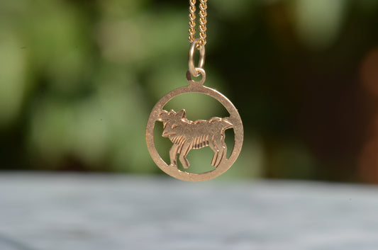 Tiny Cut Out Lamb Charm