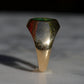 Bold Emerald Solitaire Ring