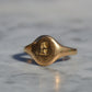 Hopeful Antique Crest Signet