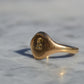 Hopeful Antique Crest Signet