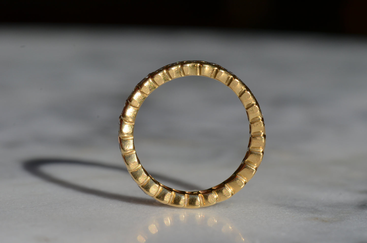 Sensational Diagonal Marquise Eternity Band
