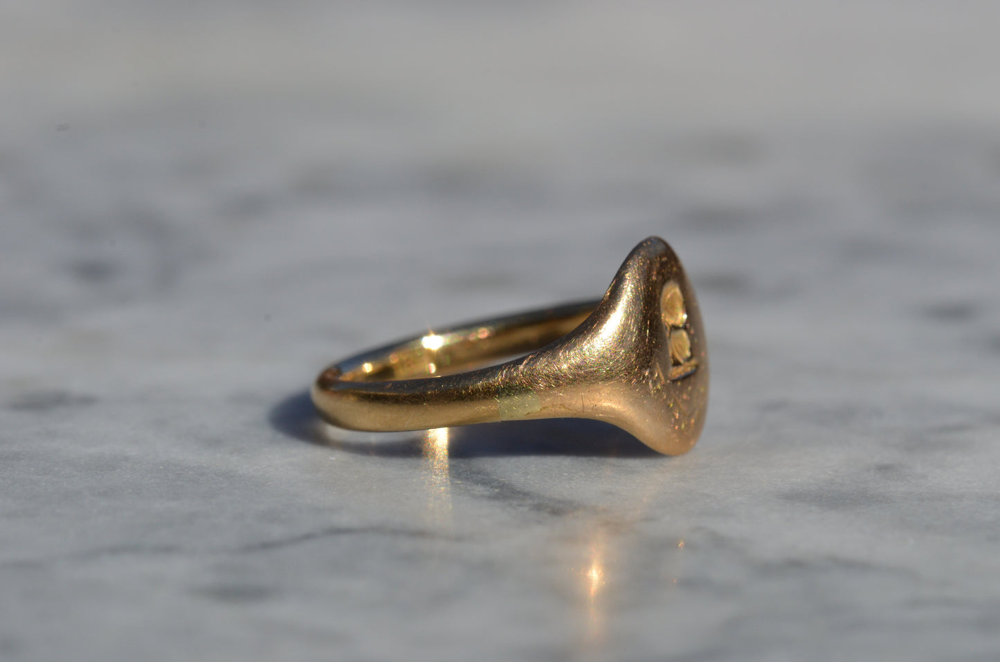 Hopeful Antique Crest Signet