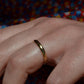 Vintage Faceted Gold Band