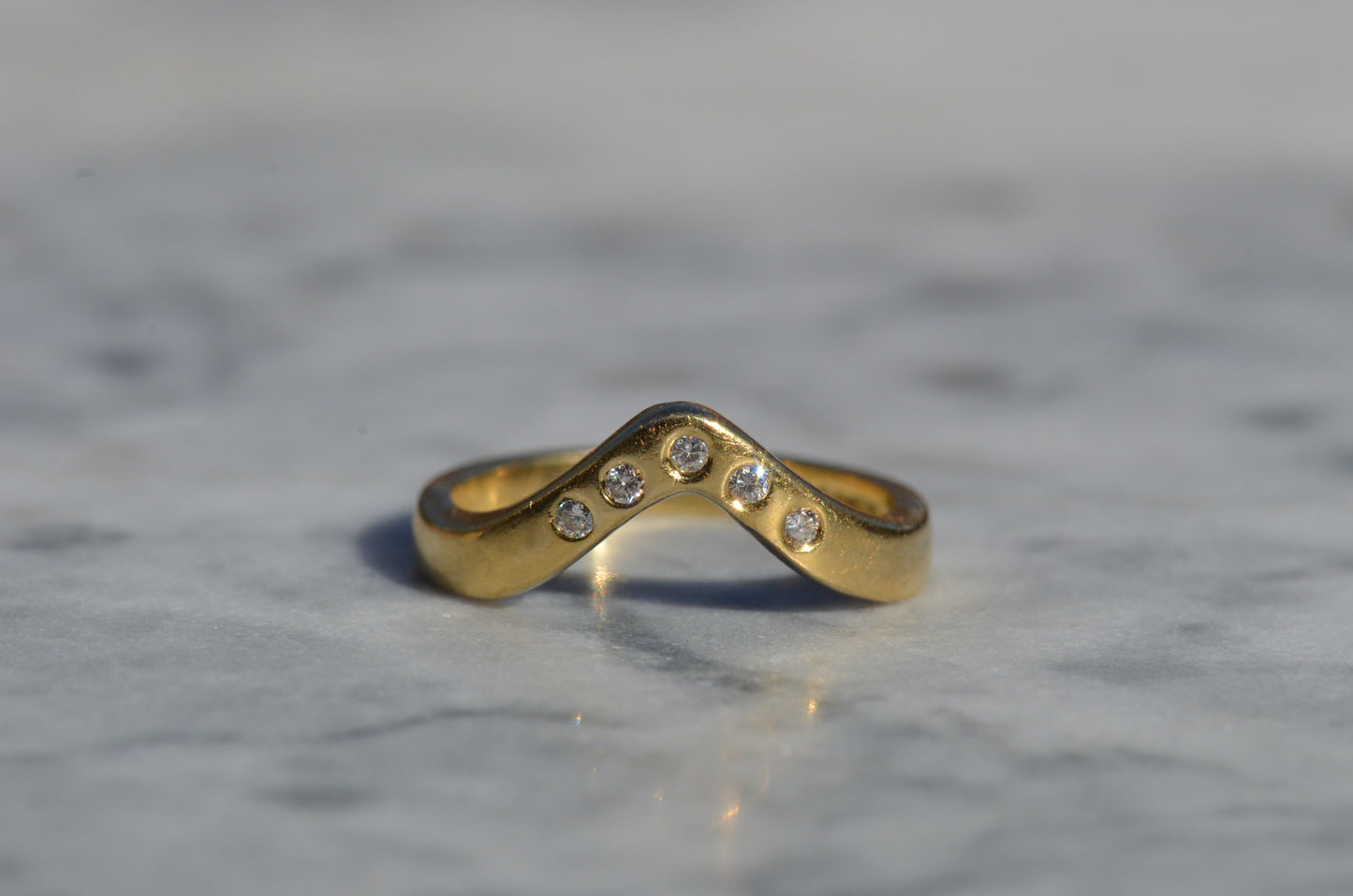 Estate Dipped Diamond Band