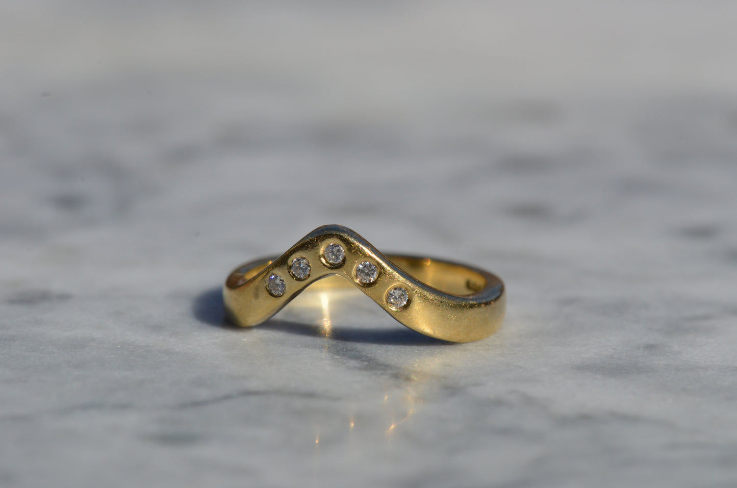 Estate Dipped Diamond Band