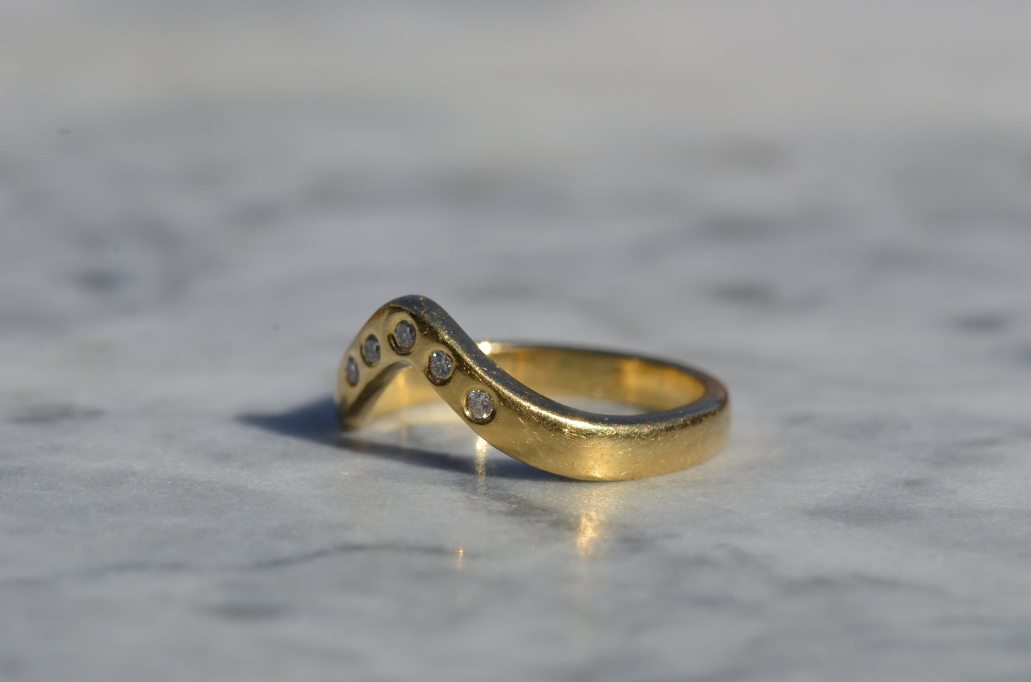 Estate Dipped Diamond Band