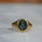 Petite Bloodstone Crest Ring