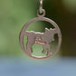 Tiny Cut Out Lamb Charm