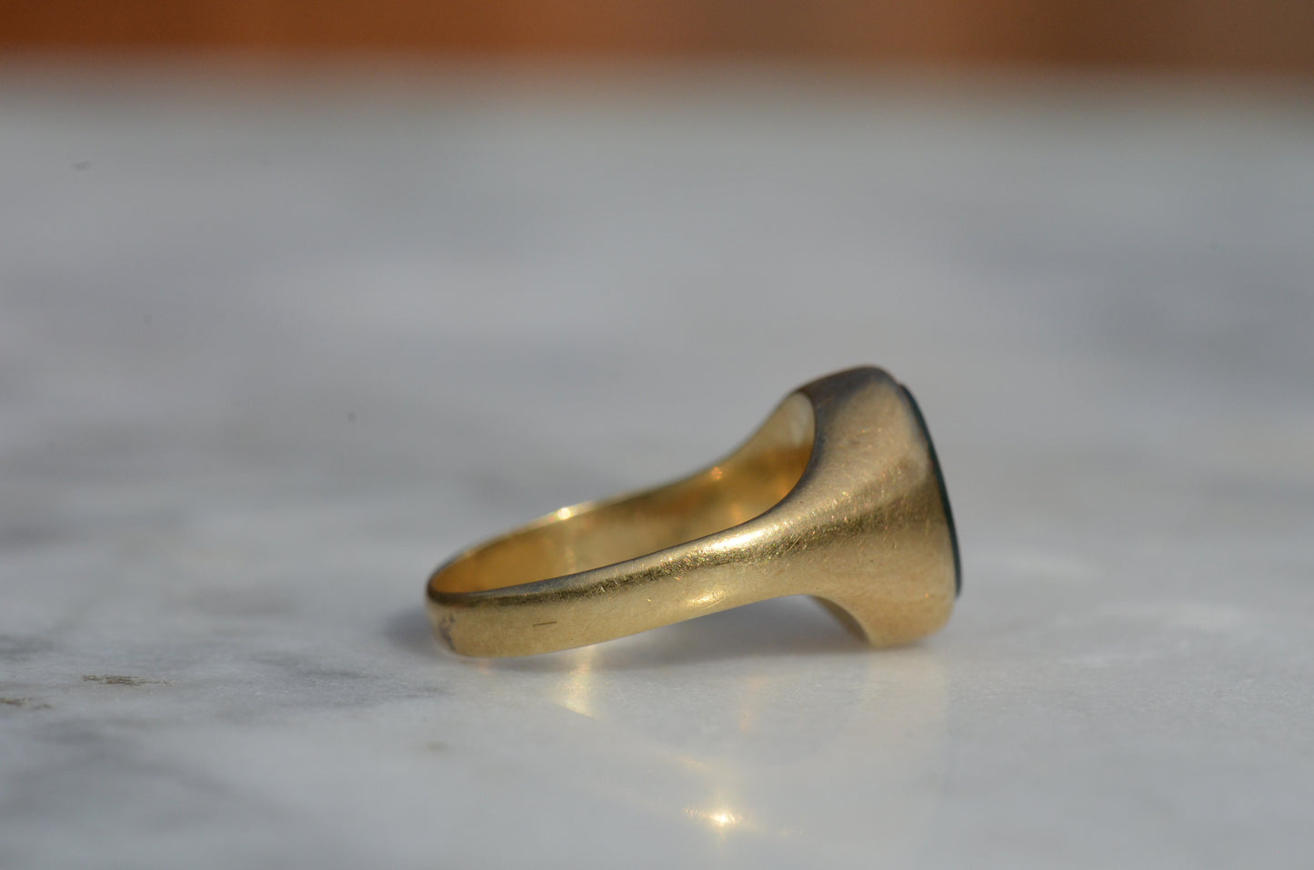 Petite Bloodstone Crest Ring