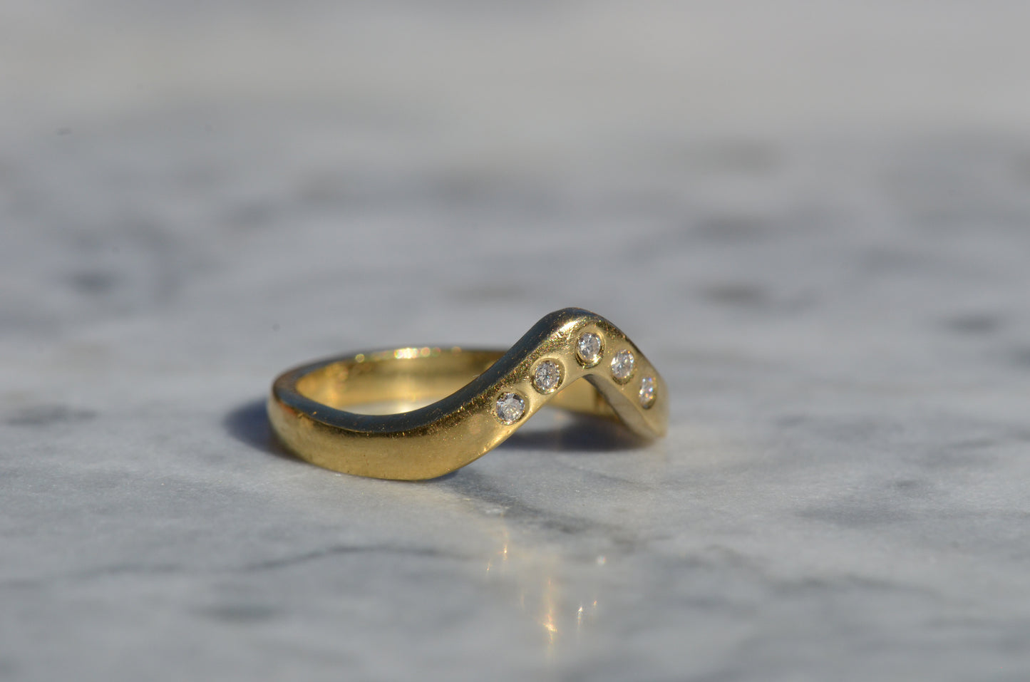 Estate Dipped Diamond Band