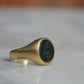 Petite Bloodstone Crest Ring