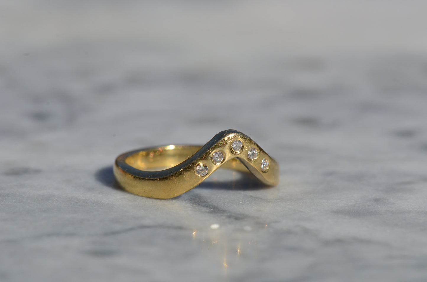 Estate Dipped Diamond Band