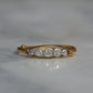Elegant Edwardian Five Stone Band