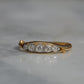 Elegant Edwardian Five Stone Band