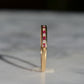 Ruby and Diamond Half Eternity Band