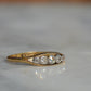 Elegant Edwardian Five Stone Band