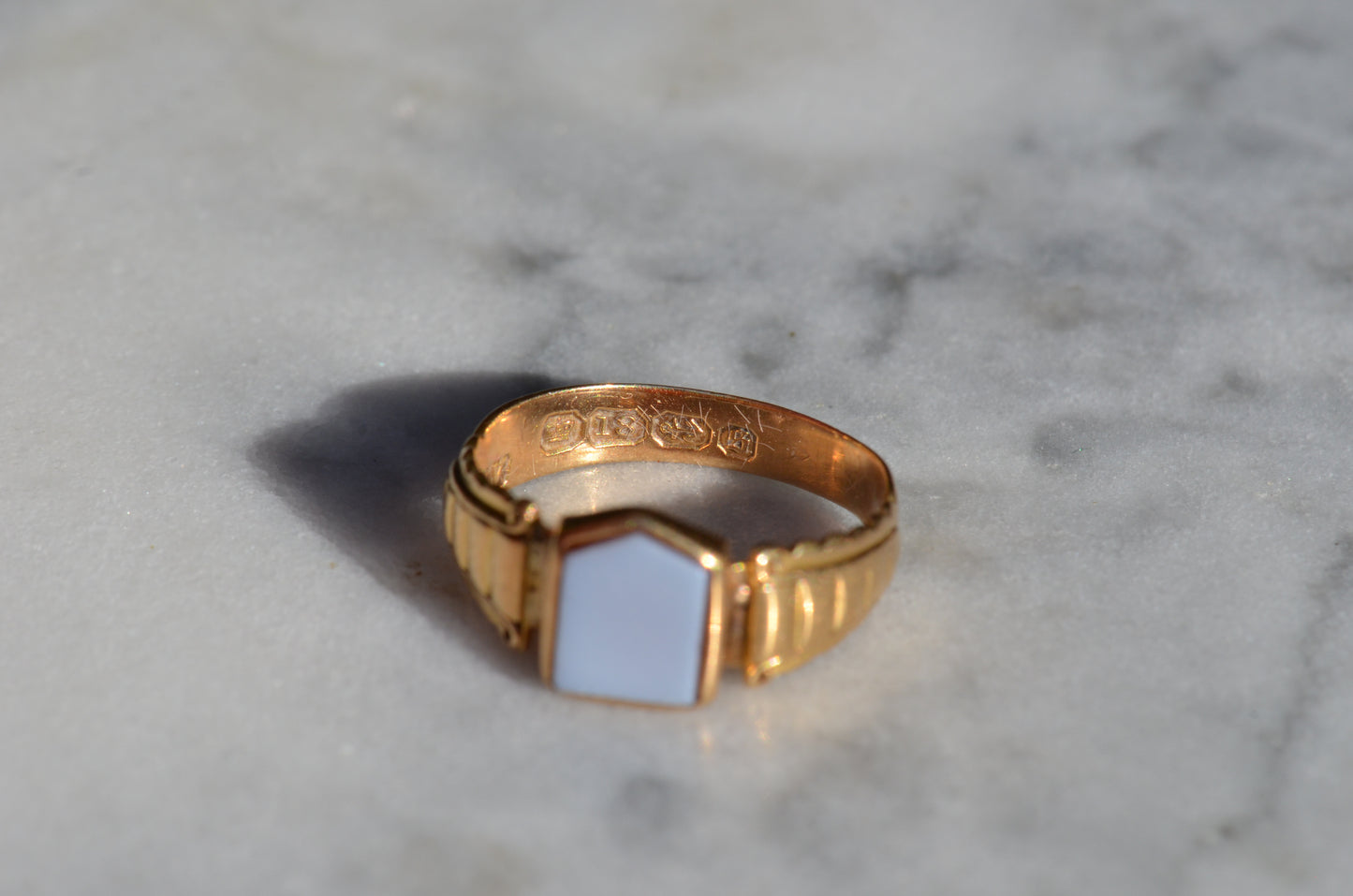 Antique Sardonyx Signet Ring