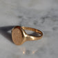 Smooth Antique Signet Ring KG