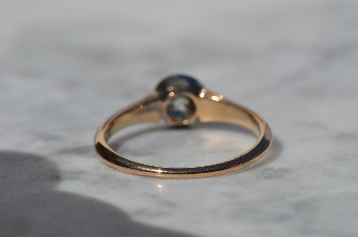 Vibrant Antique Austrian OEC Solitaire