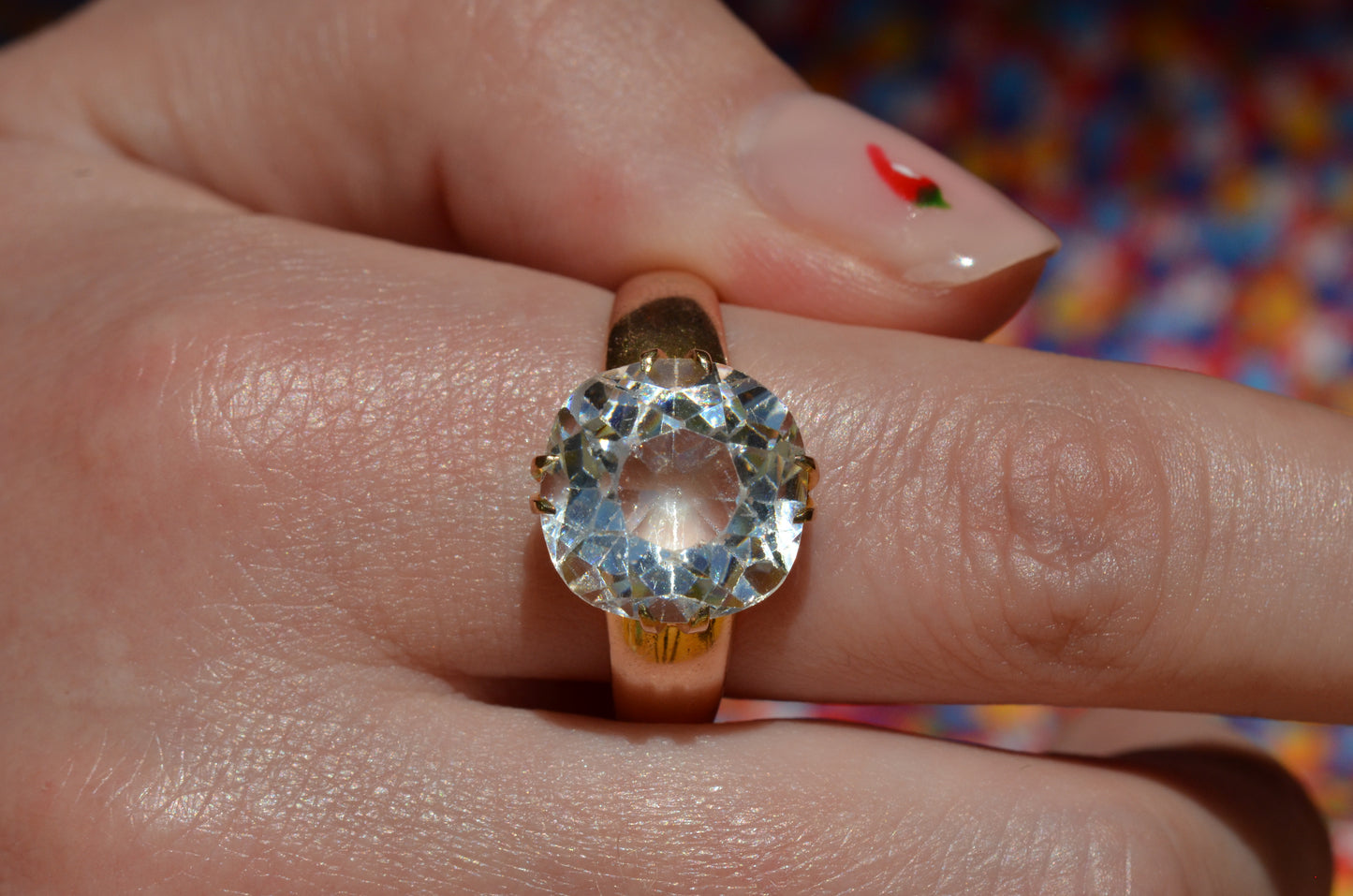 Ample Antique Paste Ring