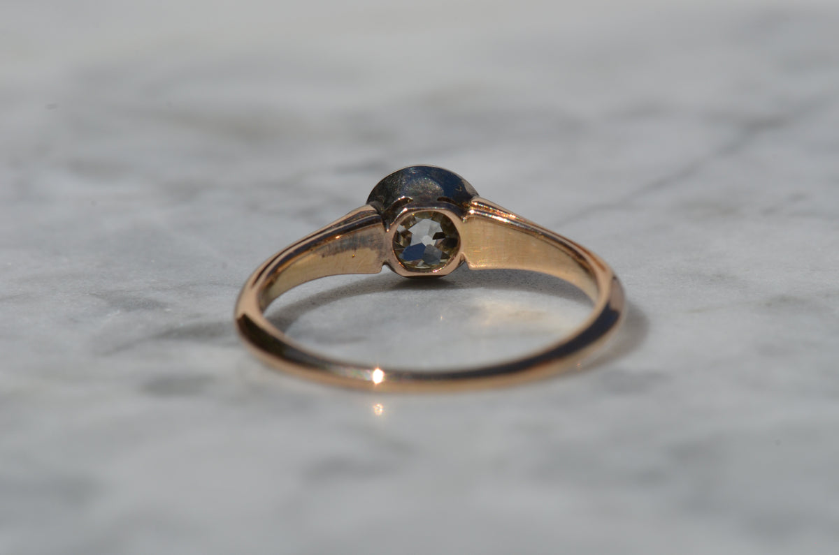 Vibrant Antique Austrian OEC Solitaire