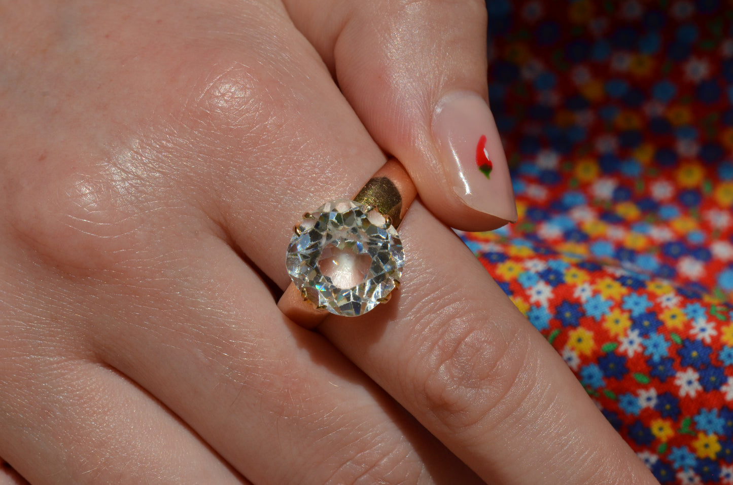 Ample Antique Paste Ring
