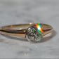 Vibrant Antique Austrian OEC Solitaire