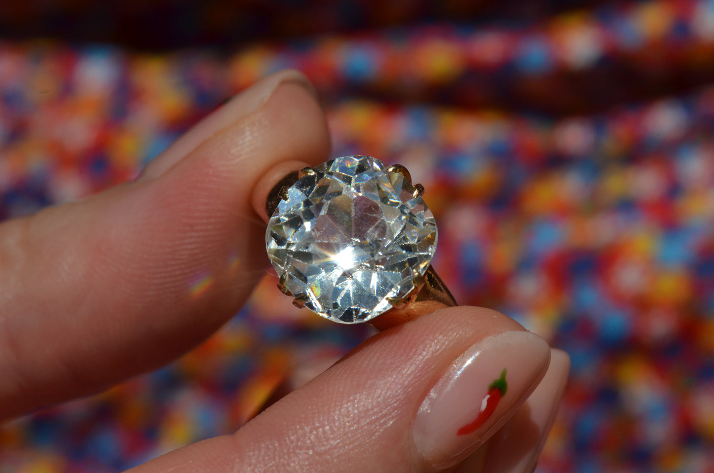 Ample Antique Paste Ring