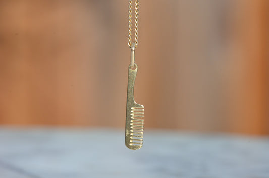 Teeny Vintage Comb Charm