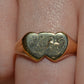 Tender Double Heart Signet