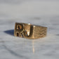 Heavy Letter Ring RJ
