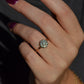 Scintillating Vintage Old Euro Cluster Ring