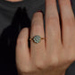 Scintillating Vintage Old Euro Cluster Ring