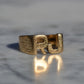 Heavy Letter Ring RJ