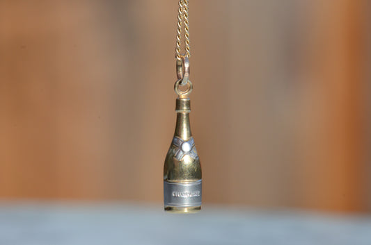 Miniature Champagne Charm