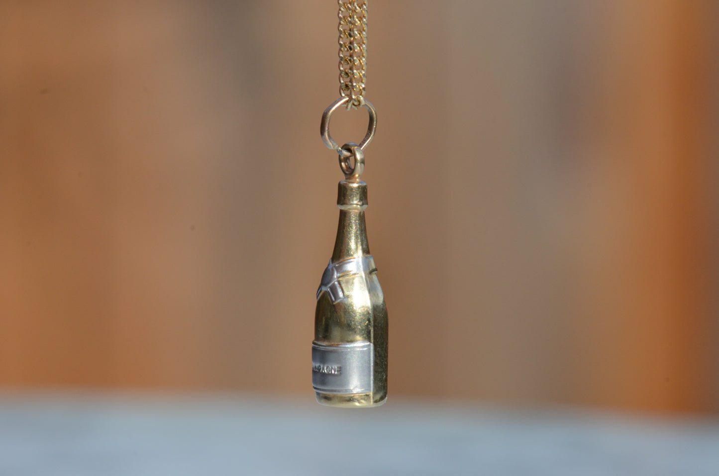 Miniature Champagne Charm