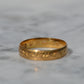 Warm Antique Floral 22k Band