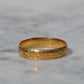 Warm Antique Floral 22k Band