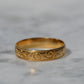 Warm Antique Floral 22k Band