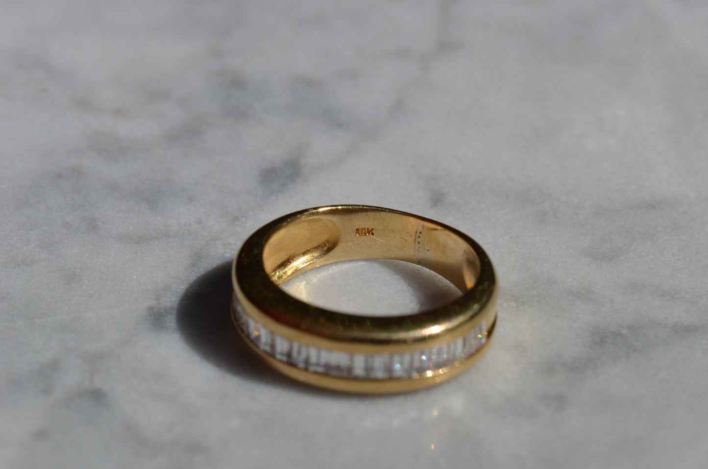 Bold Baguette 2/3 Eternity Band